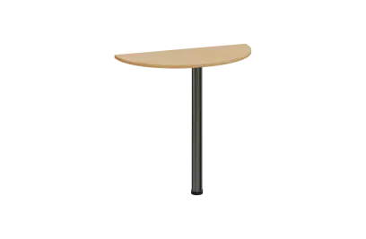 EJD 1 - 81 přístavba jednací, kovová podnož chrom, síla desky 18 mm, široká 800 mm, javor horský