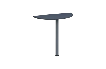 EJD 2 - 81 přístavba jednací, kovová podnož stříbrná, síla desky 25 mm, široká 800 mm, antracit