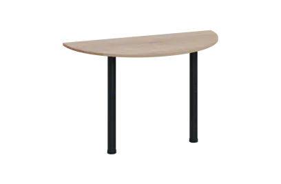 EJC 1 - 120 přístavba jednací, kovová podnož černá, síla desky 18 mm, široká 1200 mm, dub bardolino