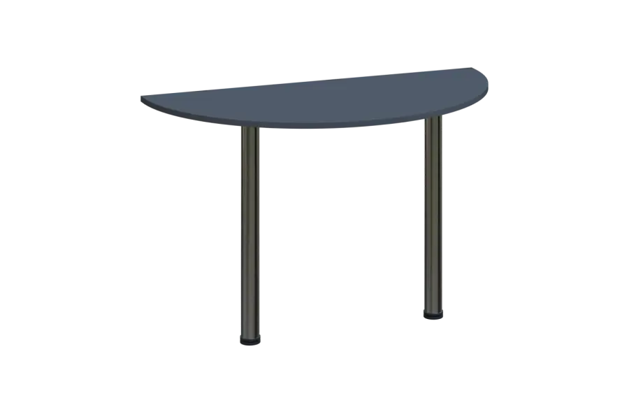 EJC 2 - 120 přístavba jednací, kovová podnož chrom, deska 25 mm, široká 1200 mm, antracit