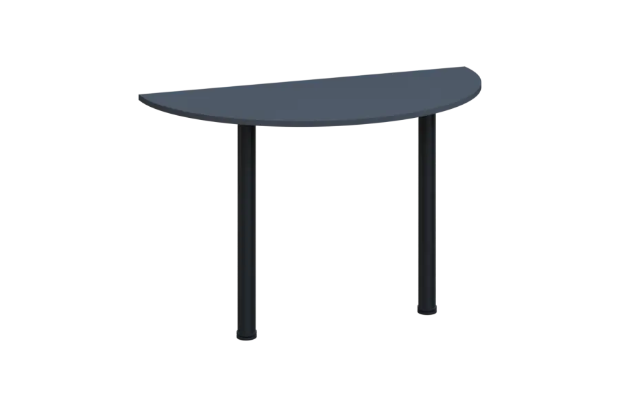 EJC 2 - 120 přístavba jednací, kovová podnož černá, deska 25 mm, široká 1200 mm, antracit