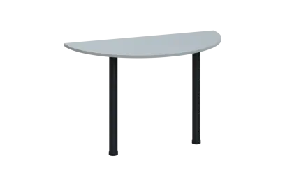 EJC 2 - 120 přístavba jednací, kovová podnož černá, deska 25 mm, široká 1200 mm, šedá