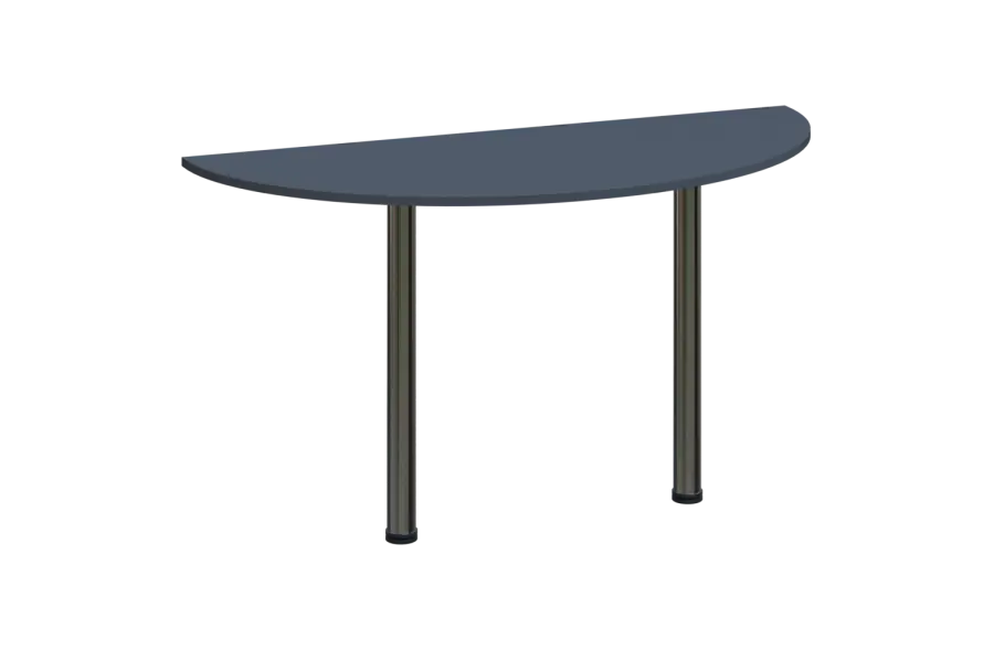 EJC 1 - 140 přístavba jednací, kovová podnož chrom, síla desky 18 mm, široká 1400 mm, antracit