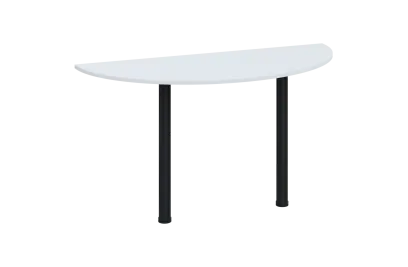 EJC 1 - 140 přístavba jednací, kovová podnož černá, síla desky 18 mm, široká 1400 mm, bílá