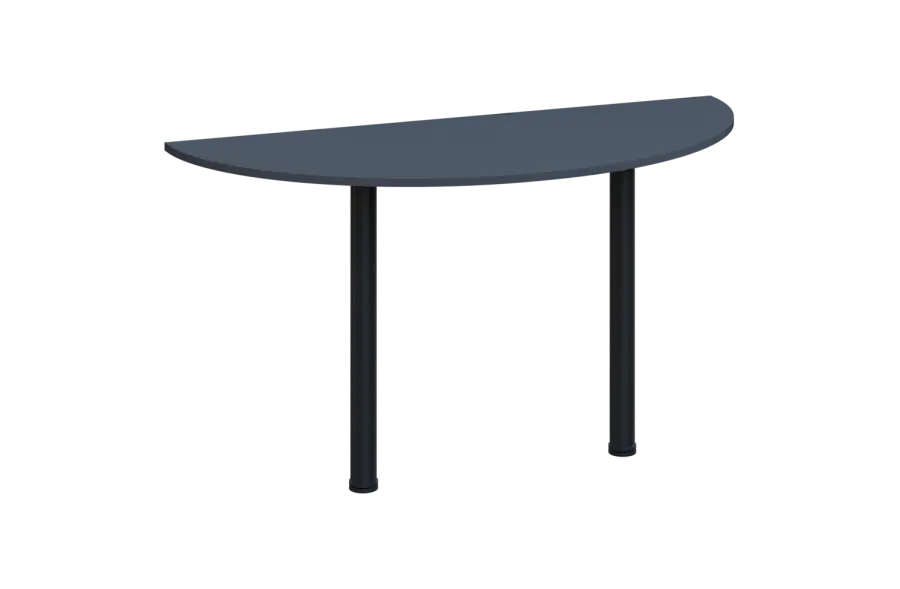 EJC 1 - 140 přístavba jednací, kovová podnož černá, síla desky 18 mm, široká 1400 mm, antracit