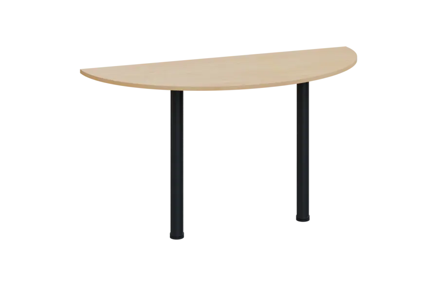 EJC 1 - 140 přístavba jednací, kovová podnož černá, síla desky 18 mm, široká 1400 mm, bříza irská