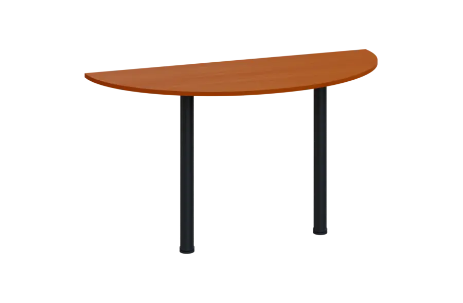 EJC 1 - 140 přístavba jednací, kovová podnož černá, síla desky 18 mm, široká 1400 mm, třešeň šumavská