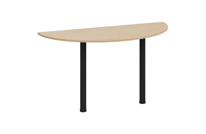 EJC 2 - 140 přístavba jednací, kovová podnož černá, síla desky 25 mm, široká 1400 mm, bříza irská