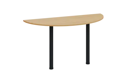 EJC 2 - 140 přístavba jednací, kovová podnož černá, síla desky 25 mm, široká 1400 mm, javor horský