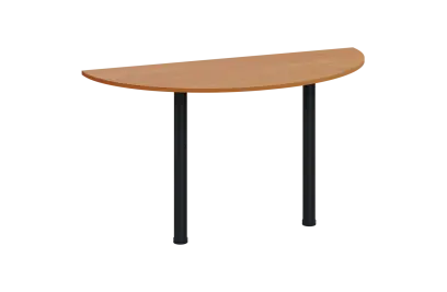 EJC 2 - 140 přístavba jednací, kovová podnož černá, síla desky 25 mm, široká 1400 mm, olše jantar