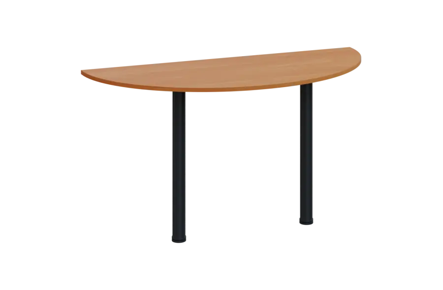 EJC 2 - 140 přístavba jednací, kovová podnož černá, síla desky 25 mm, široká 1400 mm, olše jantar