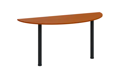 EJC 2 - 160 přístavba jednací, kovová podnož černá, deska 25 mm, široká 1600 mm, třešeň šumavská