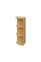 EZ 3 - 4 skříňka rohová, vnější, úzká lamino - javor horský, levé provedení