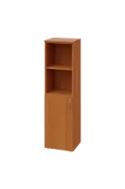 EN 4 - 4DN2 skříň 1-dveřová/otevřená, úzká, levá lamino - olše jantar