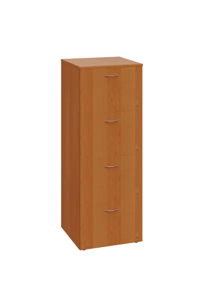 EKA 44 kartotéka, 4-zásuvková, s centrálním zámkem, 1450x430x580, olše jantar