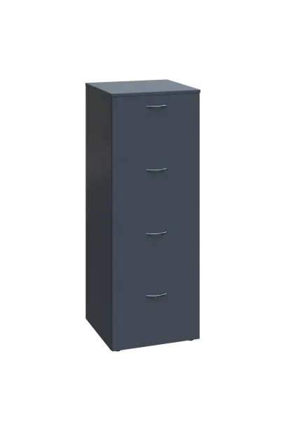 EKA 44 kartotéka, 4-zásuvková, s centrálním zámkem, 1450x430x580, antracit