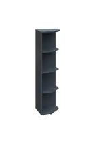 EZ 4 - 4 skříň rohová, vnější, úzká lamino - antracit, pravé provedení