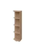 EZ 4 - 4 skříň rohová, vnější, úzká lamino - dub bardolino, levé provedení