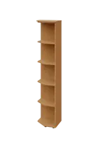 EZ 5 - 4 skříň rohová, vnější, úzká lamino - buk Royal, provedení levé