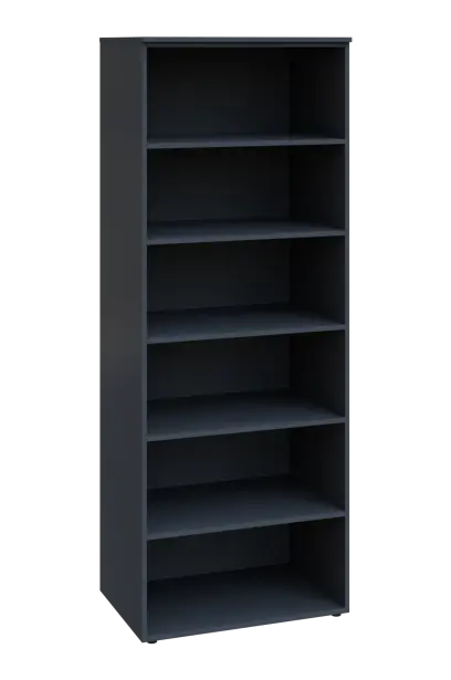 EN 6 - 8N kancelářská skříň, nika, 2150x800x400, antracit