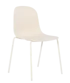 POLLY židle plastová, bílá káva