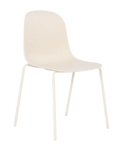 POLLY židle plastová, bílá káva