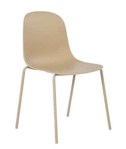 POLLY židle plastová, béžová