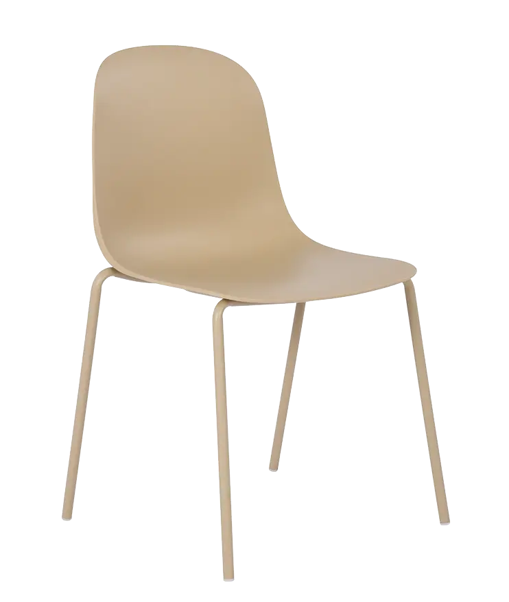 POLLY židle plastová, béžová