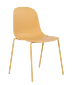 POLLY židle plastová, světlý karamel