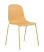 POLLY židle plastová, světlý karamel