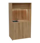 KUCH - CUBE 2 kuchyňka, vybavení - dřez + baterie, 1800x1000x600 mm, LED osvětlení, horní výklopné s