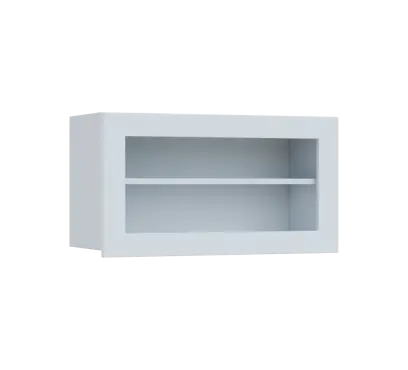 SIHV - 84S horní skříňka, výklop, prosklená, 434x800x300, bílá