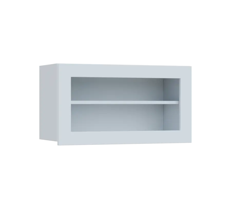 SIHV - 84S horní skříňka, výklop, prosklená, 434x800x300, bílá