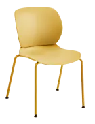 LEILA, židle plastová, curry