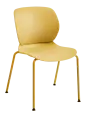 LEILA, židle plastová, curry