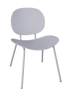 DUNA židle plastová, šedá