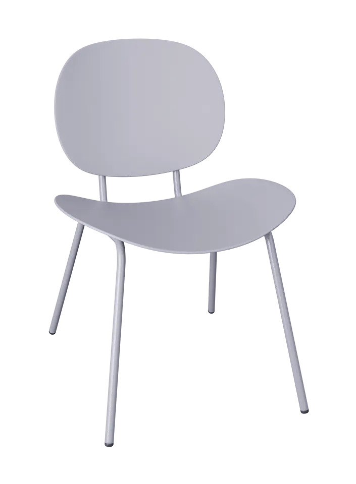 DUNA židle plastová, šedá