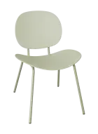 DUNA židle plastová, zelenošedá