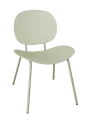 DUNA židle plastová, zelenošedá