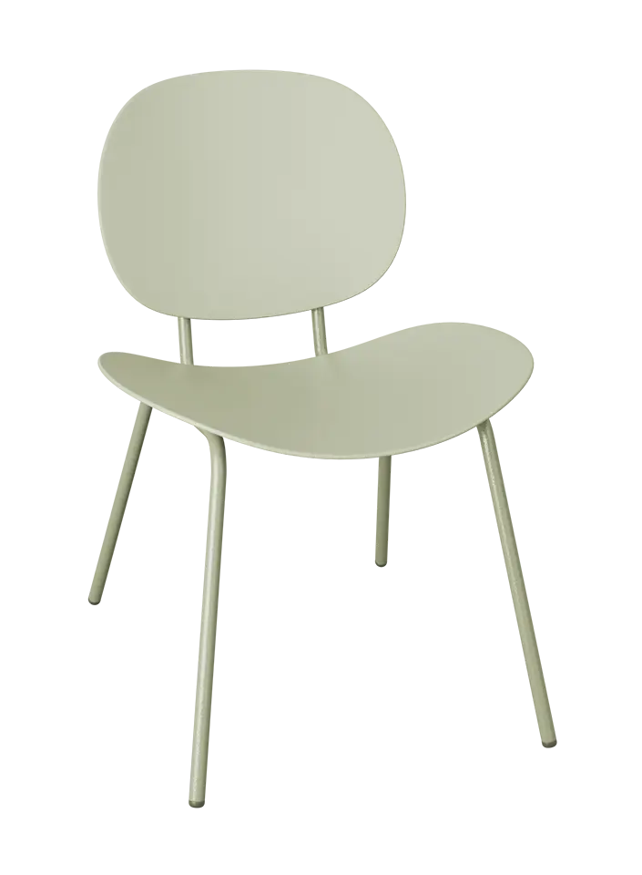 DUNA židle plastová, zelenošedá