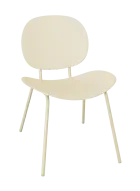 DUNA židle plastová, bílá káva