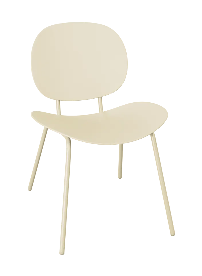 DUNA židle plastová, bílá káva