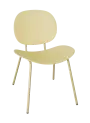 DUNA židle plastová, vanilka