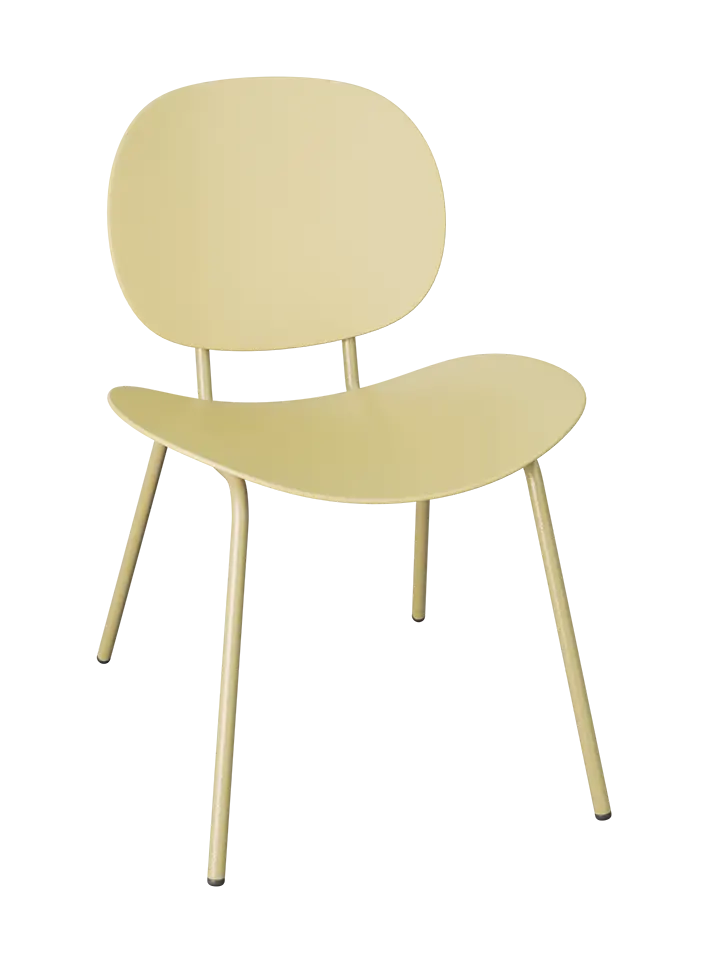 DUNA židle plastová, vanilka