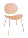 DUNA židle plastová, pudrová