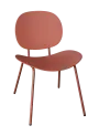 DUNA židle plastová, cihlová
