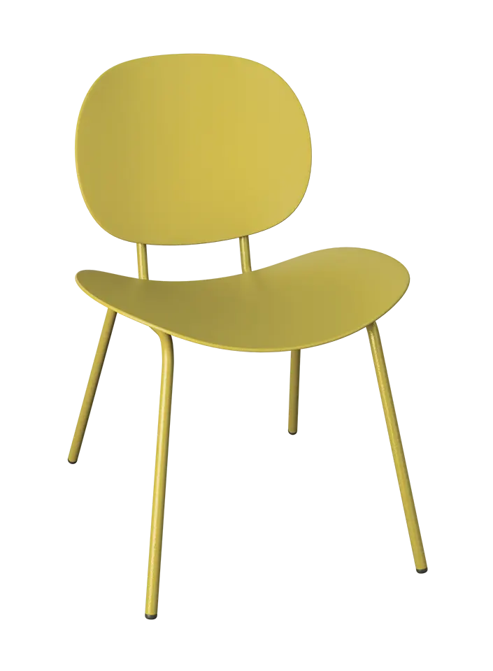 DUNA židle plastová, curry