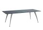 KUJ 10-24 stůl jednací, chromová podnož, antracit