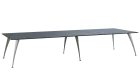 KUJ 14-40 stůl jednací, chromová podnož, antracit