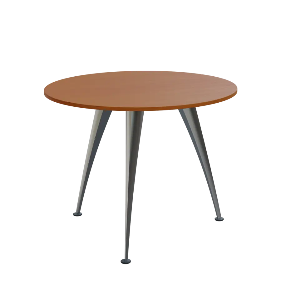 KUK 10-10 stůl konferenční, chromová podnož, třešeň šumavská